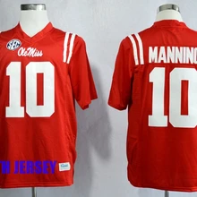 Новое поступление, высокое качество, Ole Miss Rebels Eli Manning для молодежи Джерси