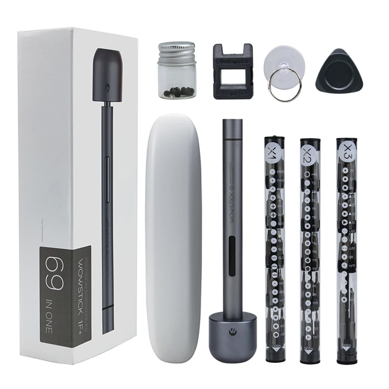 Обновленная версия электрической отвертки для Wowstick 1F Pro набор 69 в 1 Беспроводная