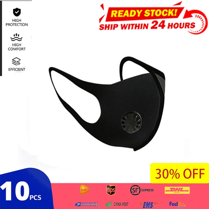 

2/5/10pcs PM2.5 N95 Anti-dust Haze Mask Filter Respirator Washable Cotton Unisex Mouth Muffle As N95 Ffp3 fpp3 FPP2 FFP2