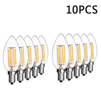 

220V 10 Pcs Vintage Filament Antique Industrial Style Brightnes Lamp Light Bulb