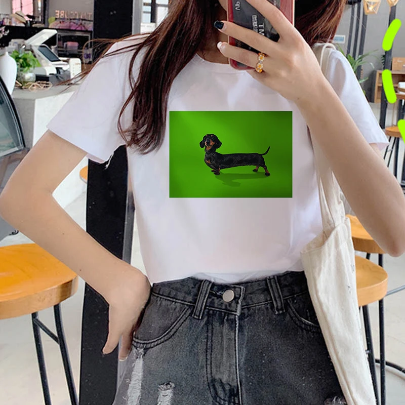 Women's T-shirt () Print T-shirt Clothes White TShirt Harajuku Graphic T-shirt Fashion   Landscape T-shirt Female