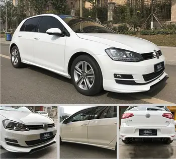 

ABS PRIMER Front Bumper Lip Spoiler Rear Trunk Diffuser Side Body Skirt Cover For Volkswagen VW Golf 7 7.5 MK7 MK7.5 2014-2020