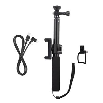 

Extension Pole Selfie Stick For Dji Osmo Pocket Handheld Gimbal Stabilizer With Phone Mount Bracket Clamp Cable