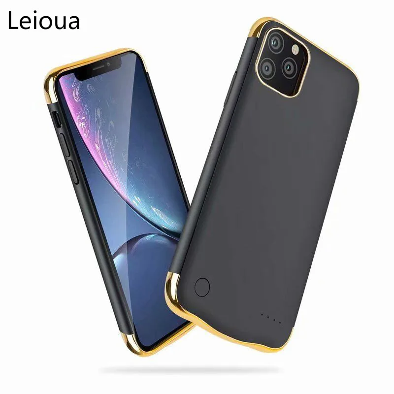 Leioua 5500 мАч power Bank для IPhone 11 Pro зарядное устройство внешнее аварийное зарядное устройство power Bank чехол для IPhone 11 11Pro Max