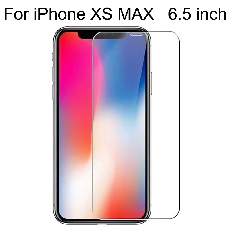 Защитное стекло закаленное для iPhone 7 8 Plus XS Max X XR 6 6S 5 5S SE защита от падения |