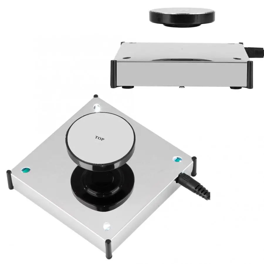 

360 Rotating Magnetic Levitation Floating Show Shelf Display Platform with LED Light Children Learning Toys Revolution Platform