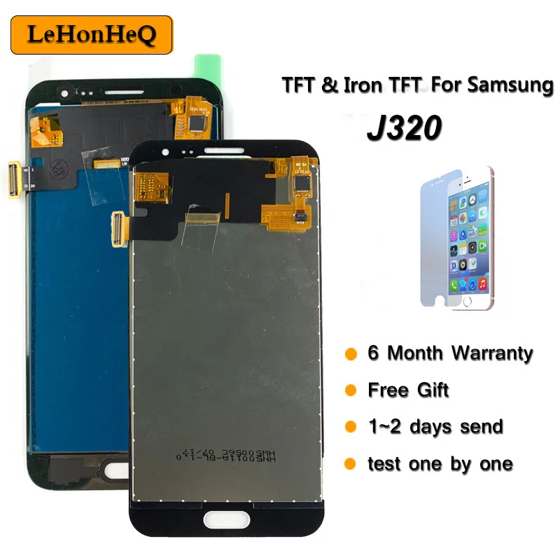 ЖК дисплей для Samsung Galaxy J3 2016 J320 J320A J320F J320M сенсорный экран дигитайзер в сборе