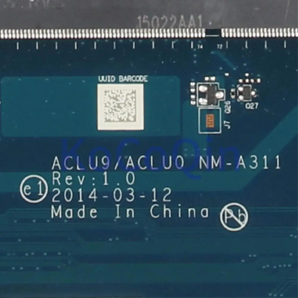 Kocoqin Aclu9 Aclu0 Nm-a311 Placa-mãe do Portátil para Lenovo Ideapad G4030 14 Inch Polegadas Mainboard 5b20g91649 Núcleo N2840 Sr1yj - Imagem 4