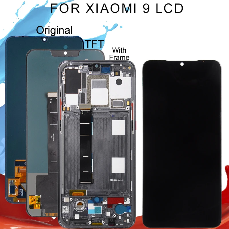 Catteny 6 39 дюймов mi 9 lcd для Xiao кодирующий преобразователь сенсорного экрана в сборе