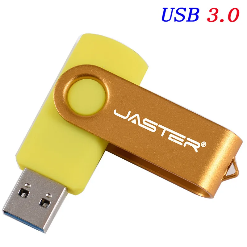 JASTER USB 3,0 Мини Поворотный цветной USB флеш-накопитель 128 Гб 64 ГБ 32 ГБ 16 ГБ 8 ГБ 4 ГБ Хорошее качество креативная флешка - Цвет: A