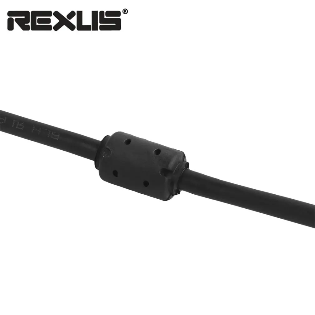 REXLIS VGA кабель HD 15 Pin мужчин и Удлинительный шнур для компьютера ПК ноутбук