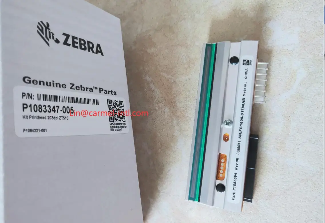 Zebra ZT510 프린트 헤드 용 새 원본 ZT510 203 인치 당 점 프린트 헤드 열전 사 헤드 203 인치 당 점 P
