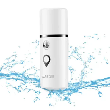 

Mini Facial Steamer, Handy Moisturizing Mist Sprayer, Atomization Eyelash Extensions Skin Care Steamer, USB Recharger