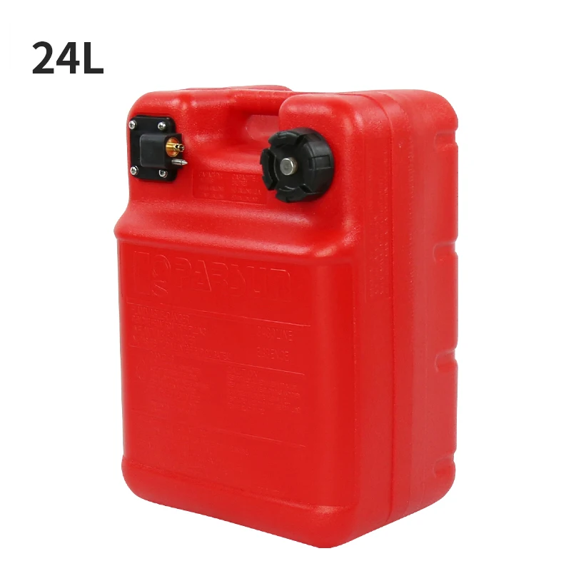 9L/12L/24L Boat Yacht Engine Marine Outboard Fuel Tank Oil Box Thicken Red Portable Anti-static Corrosion-resistant