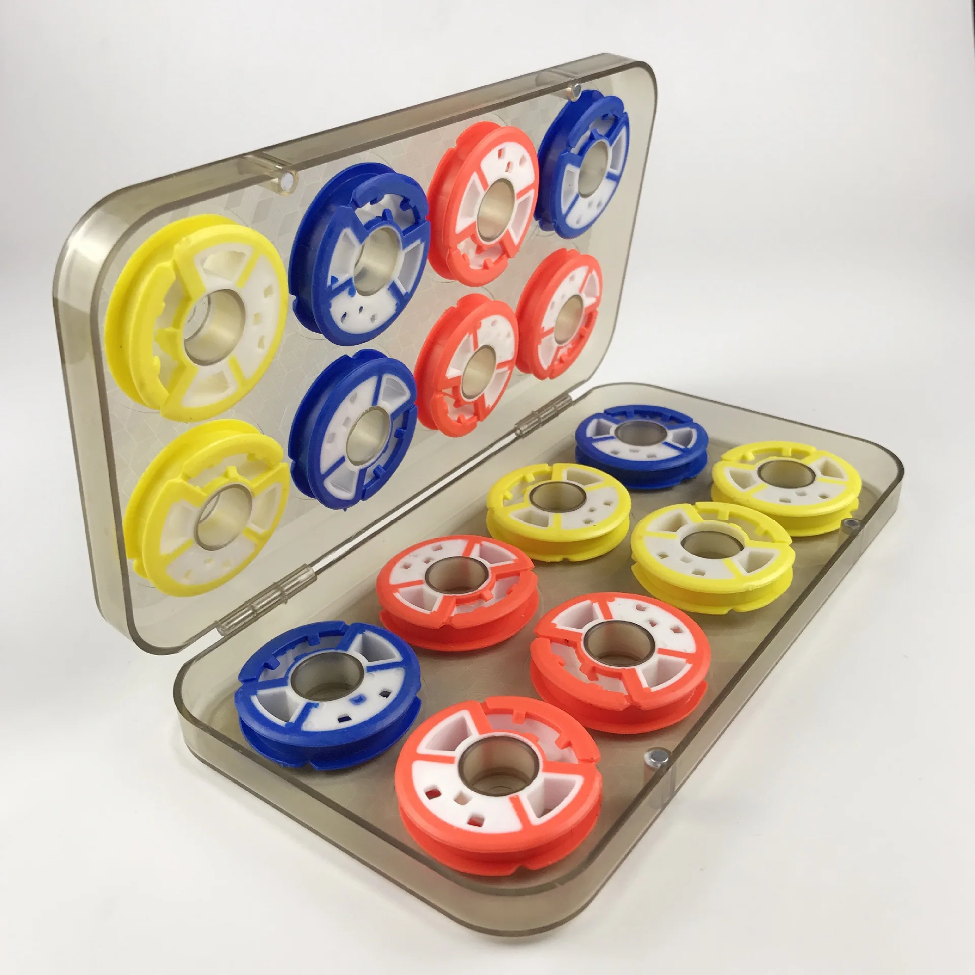 

Color 16 Axis Principal Line Box PC Fishing Gear Compressive Shatter-Proof Line Group Box Strands Multi-functional Main Coil Str