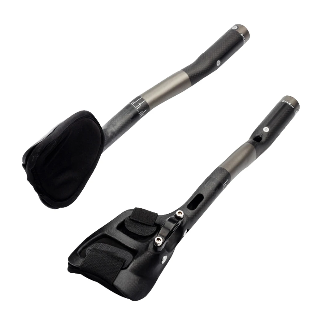 Bike Rest Handlebar Carbon Fiber Bicycle Aero Bars Tri Bars for Mountain Road Cycling Arm Resting