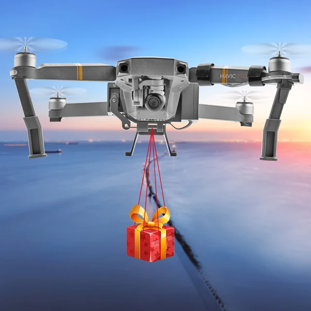 $34.99  Air Drop Dropping System for DJI Mavic Pro Platinum Drone Remote Thrower Gift Deliver Life Saver Fi