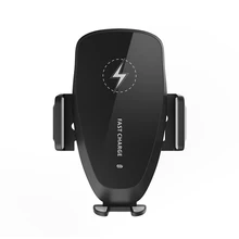 10 Вт 360 градусов вращения беспроводной автоматический датчик Автомобильный держатель для телефона быстрое зарядное устройство 2 в 1 зарядка для мобильного телефона