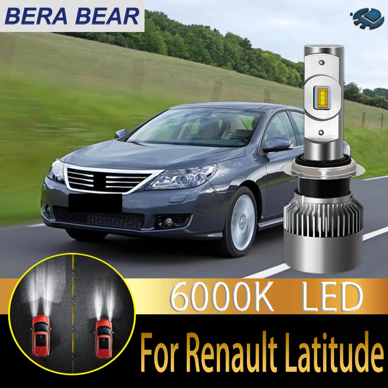 Автомобильный головной светильник BERA BEAR светодиодный для Renault Latitude 6000 K лм белый