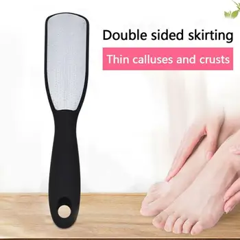 

Pedicure Foot File Hard Skin Remove Large Foot Rasp Callous Remover Stainless Steel Foot Grinding Tool Black