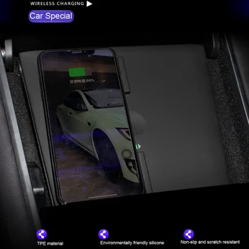 

Automatic Phone Charger Fast Wireless More Stable Dual Link Car Mounted High Compatibility USB Efficiency For Tesla Model 3