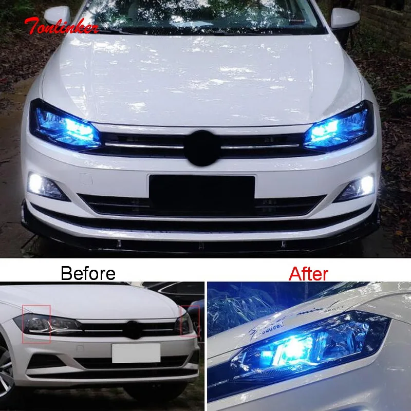 

Tonlinker Interior Head/Read light Replacement LED Lamp for Volkswagen POLO 2019 Car Styling 2/3 PCS LED Atmosphere lamp