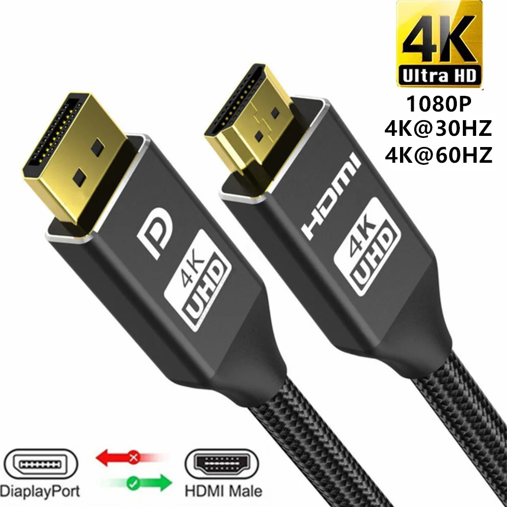 DisplayPort untuk Hdmi Kabel Display 