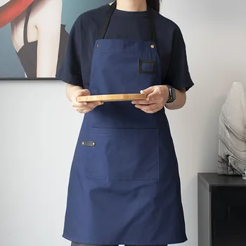 

Polyester Cotton Apron Cooking Florist Gardener Manicure Work Wear Cafe Barista Bartender Baker Pastry Chef Culinary Uniform B21