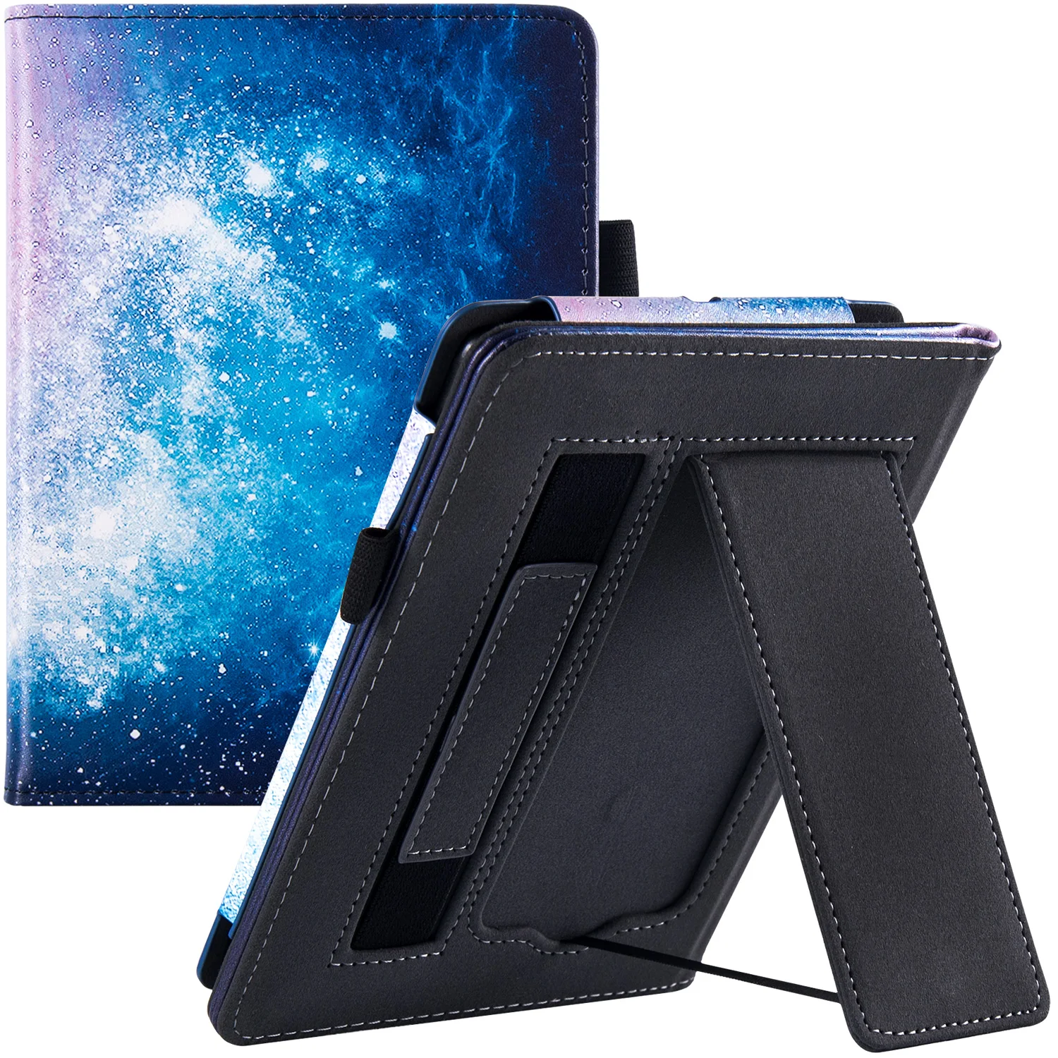 Paperwhite Signature Edition, Capa de couro PU com alça de mão, 6.8 