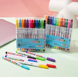 Haile – tableau blanc effaçable avec marqueur, pour tableau d'écriture, craie liquide effaçable, pour classe d'étudiant, pour peinture en céramique sur verre, stylo graffiti, 12 pièces/lot 