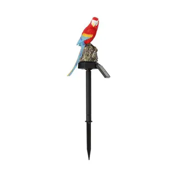

Waterproof Solar Led Light Garden Path Lawn Parrot Animal Decoration Light Dismissal Bird Sculpture Lamp