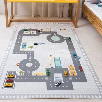 

Kids Playing Carpet Floor Room Decor Soft Blanket Anti-slip Pad Crawling Mat Playing Game Carpet for Kids Baby Sleeping HM0031