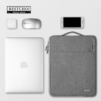 

Men Laptop Sleeve Bag for Macbook Air 13 Case air 13.3 A1466 Retina Pro 13 Notebook Handbag Women Cover pro 13 touchbar Zipper