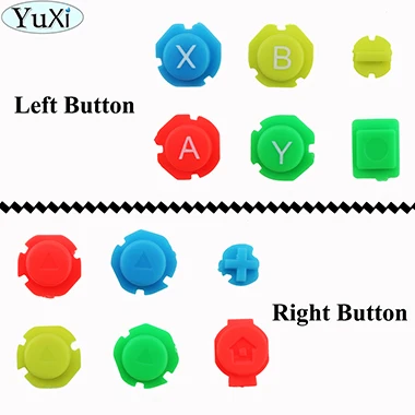 Сменный корпус YuXi, Жесткий Чехол в виде ракушки, кожаный чехол для kingd Switch NS Joy-Con, контроллер, зеленая передняя крышка, зеленый, розовый, синий, желтый