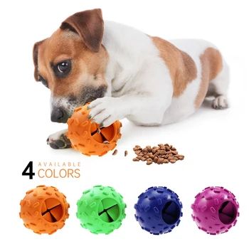 

Elasticity Pet Dog Toy Interactive Dog Chew Toy For DOg Tooth Cleaning Ball Food Dispenser Extra-tough Rubber Ball