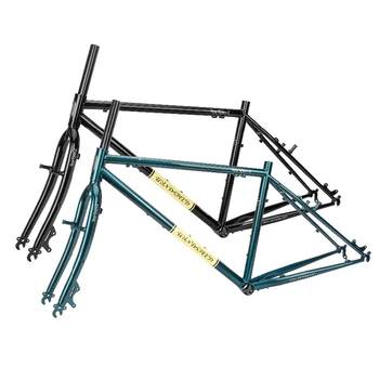 

Windspeed Cr-Mo 4130 Steel LongRiders Cyclocross Frame And Fork 26 Travel Cycling Ttouring Bike Frameset