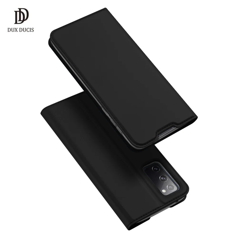 

Чехол DUX DUCIS для Samsung Galaxy S20 FE, Магнитная подставка, откидной Чехол-бумажник из искусственной кожи для Samsung S20 FE, чехол со слотом для карт