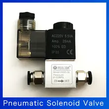 Air-Solenoid-Valves Pneumatic 2V025-08 2-Position 24V 110V 12V Normally Volt Closed 220V