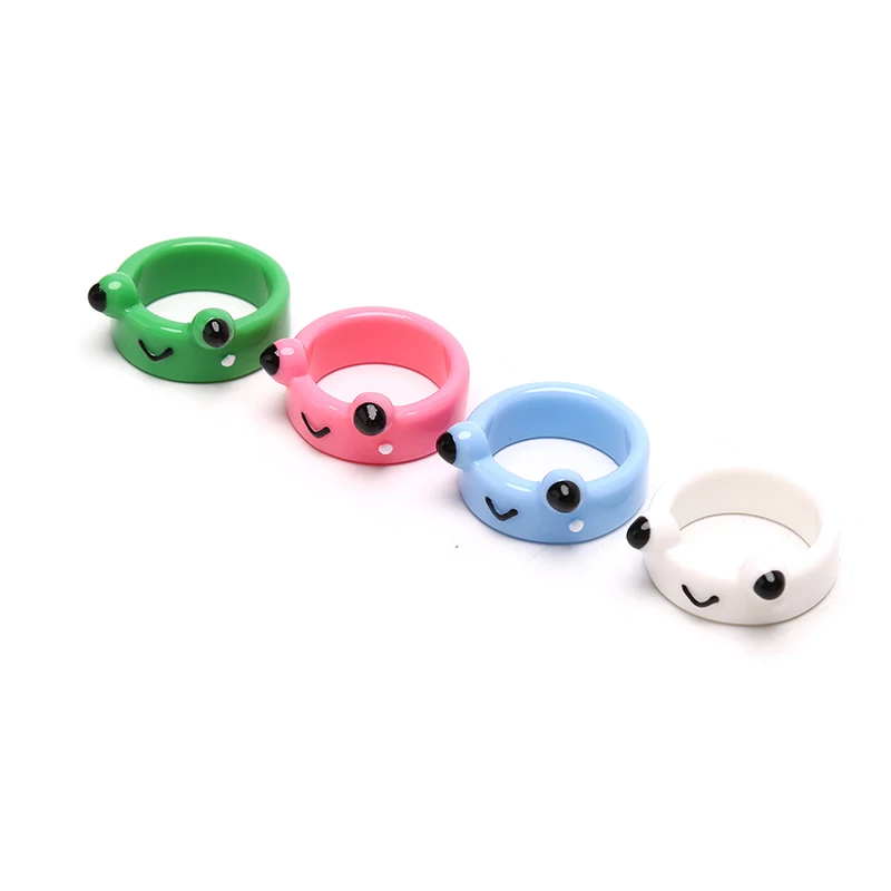 Frog Ring Polymer Clay Resin Rings for Girls Animal Jewelry Women Summer Fashion Travel Gifts | Украшения и аксессуары