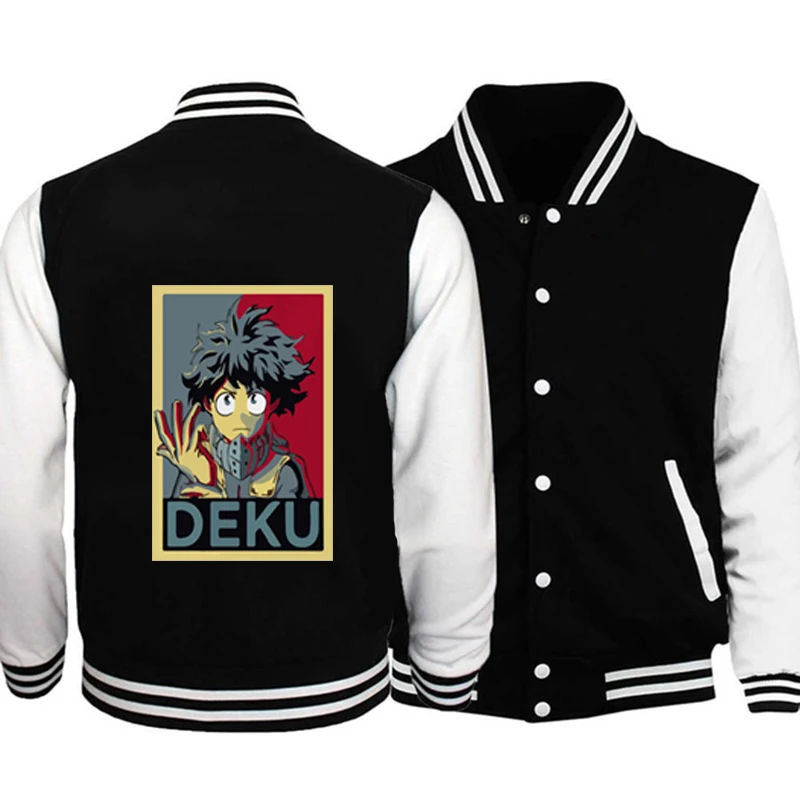 

My Hero Academia Baseball Jackets Autumn Winter ZIIART Loose Coat