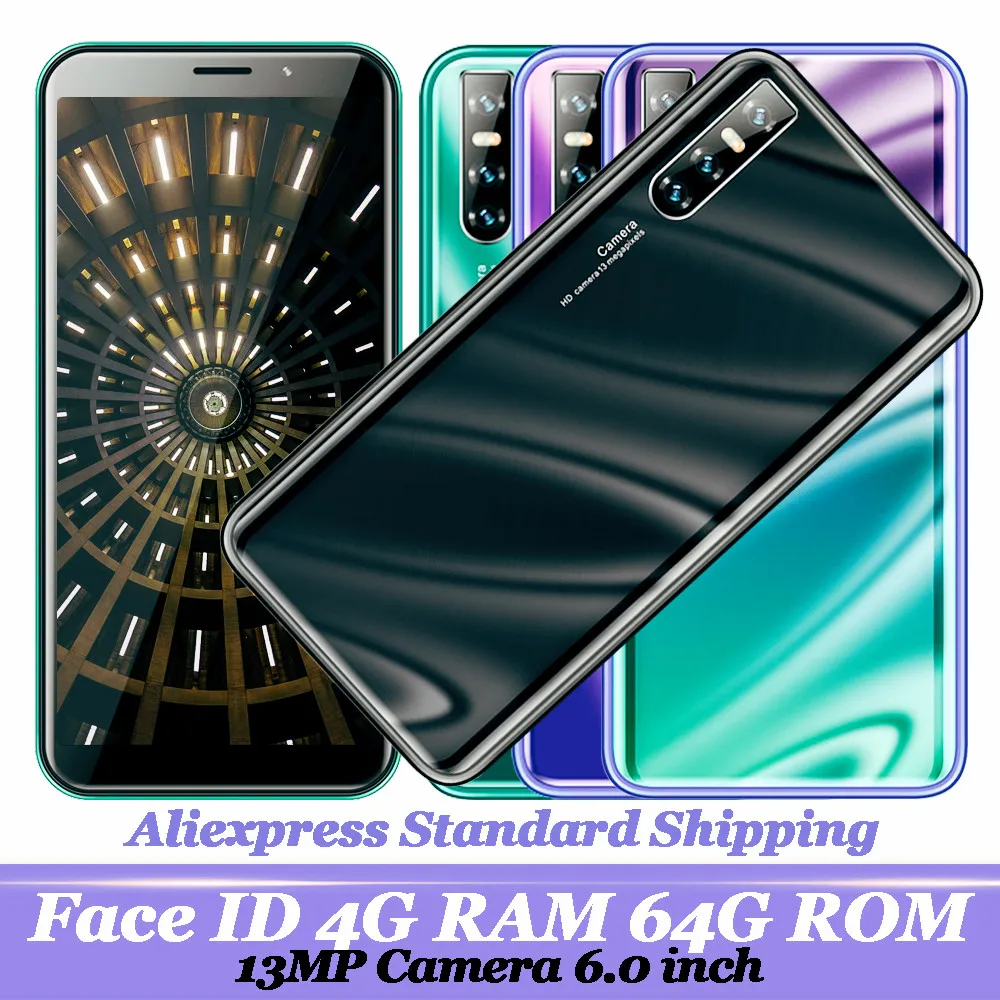 P40 Pro quad core смартфонов 13MP 4 Гб Оперативная память 64 Встроенная face ID разблокирована