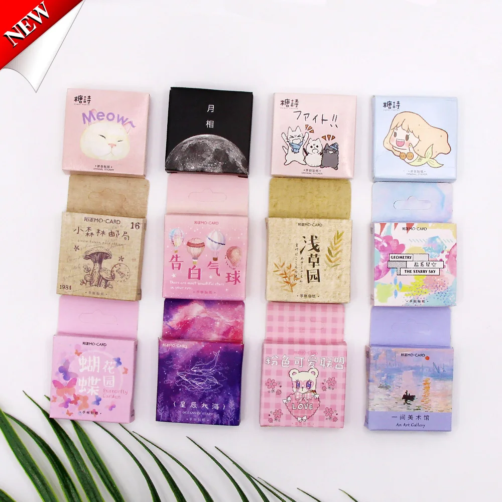 

Kawaii Girl Stationery Paper Stickers Pink Series Decor Scrapbooking Journal Sticker DIY Diary Planner Adhesive Label Stickers