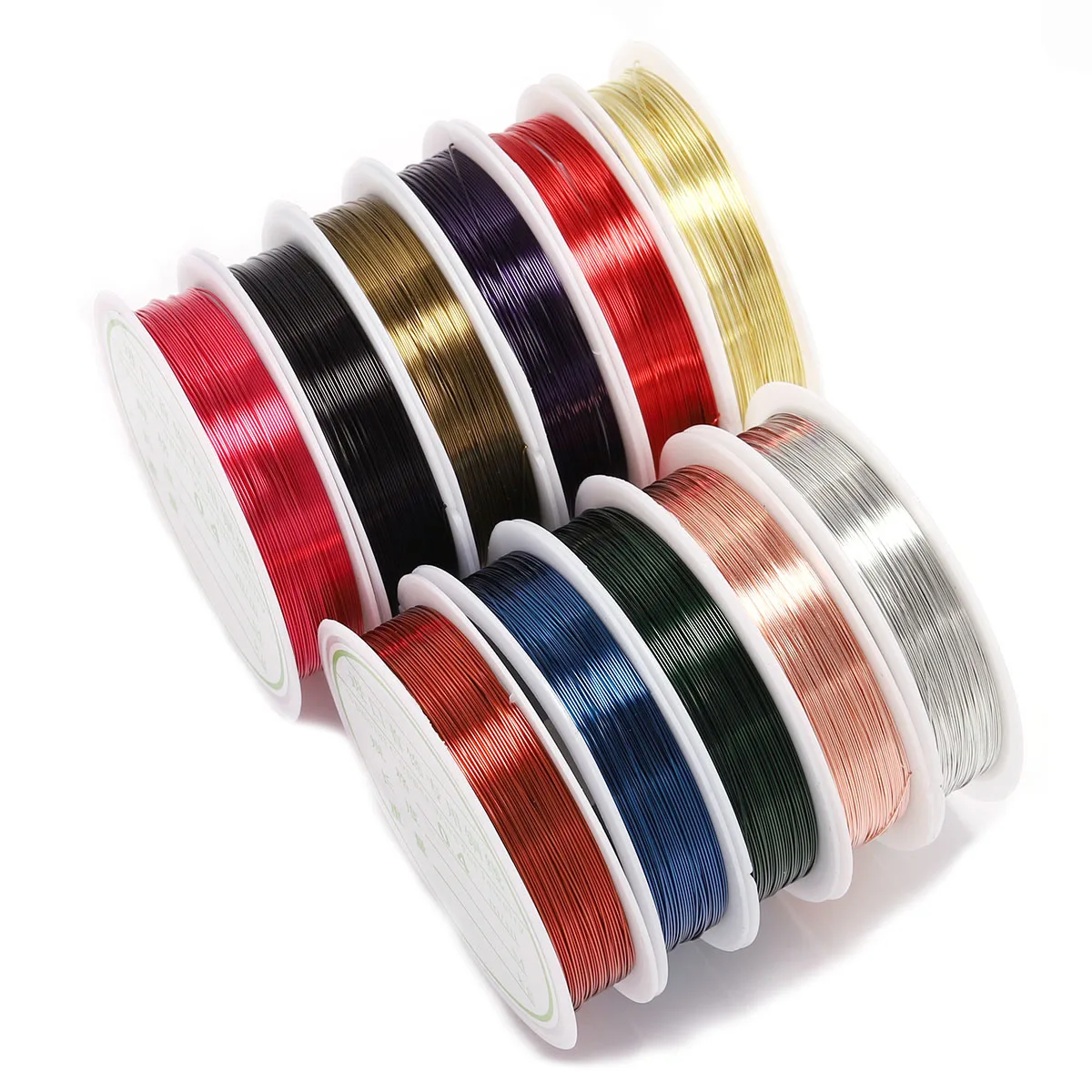 

1 Roll 0.3 0.4 Wire Diameter Roll Gold Blue Wire Beading Cord String Findings DIY Beading Wire For DIY Jewelry Makings
