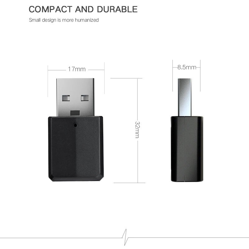 5 0 2 в 1 Bluetooth передатчик приемник USB AUX 3 мм стерео Музыка Аудио KN320 беспроводной