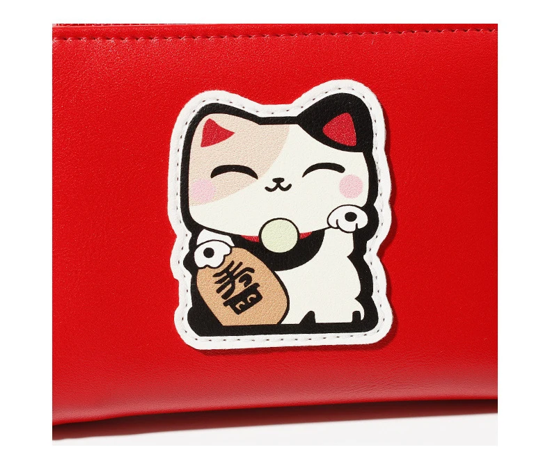 Kawaii Cat/кошелек для девочек из искусственной кожи, мини-кошелек с котами, повседневный маленький клатч с застежкой, Дамский высококачественный Кошелек для монет, женский кошелек