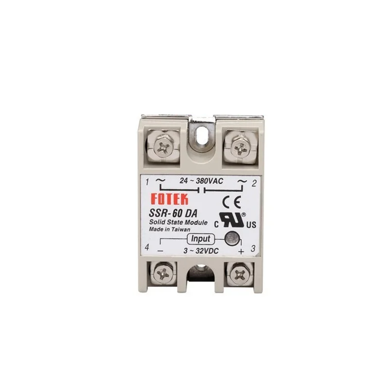 Description Picture 6 of itemSSR-10DA SSR-25DA SSR-40DA ssr 10A 25A 40A 75A 80A Solid State Relay Module 3-32V DC Input 24-380V AC Output Load Single Phase