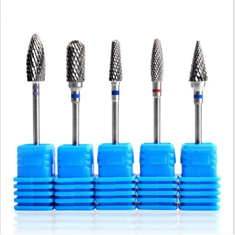 

Manicure tungsten steel grinding head blue standard tungsten steel drill electric nail grinding machine accessories
