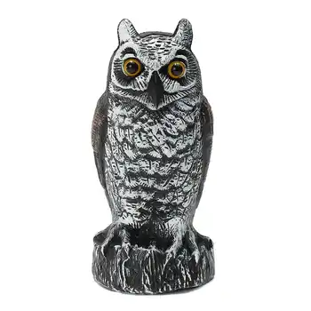 

Fake Standing Owl Outdoor Hunting Shooting Decoy Deterrent Repeller Scarer Garden Decor Yards Ornaments Scarecrow Pest Control