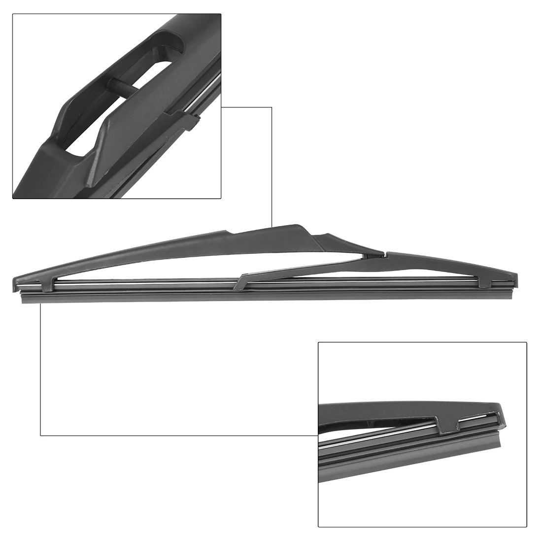 1 pz auto lato posteriore tergicristallo copertura del cappuccio della testa per Nissan Versa Note 13-20 per Qashqai 08-14 per Armada 04-15 per Leaf S, SL, SV, SV/S  34