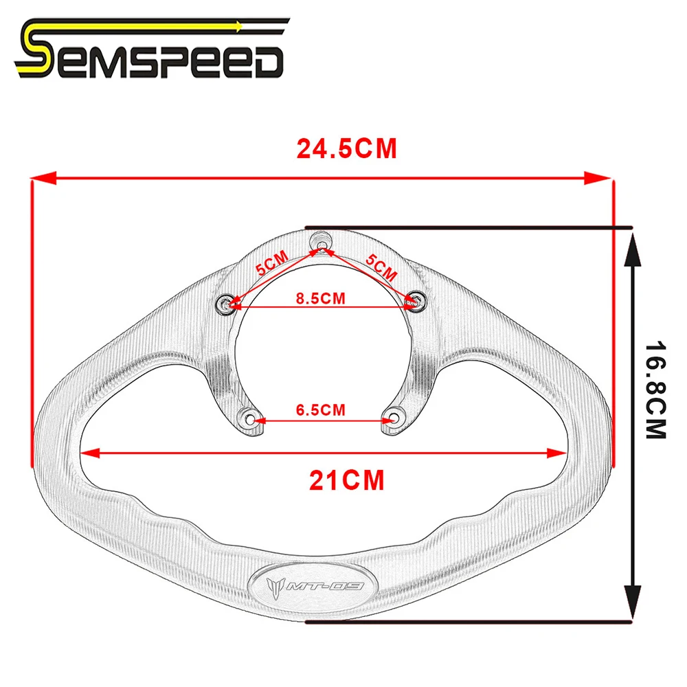 Для Yamaha MT-07 FZ-07 MT 09 MT-09 FZ09 FZ 09 MT09 TRACER мотоциклетные пассажирские рукоятки рукоятка бак поручень ручки подлокотник
